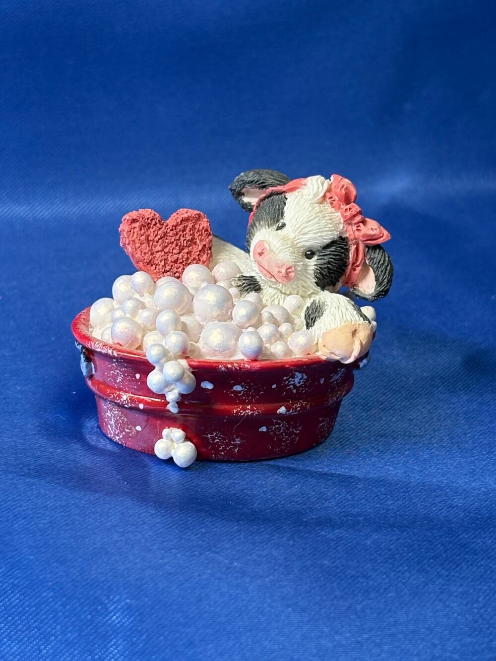 Mary Moo Moo Cow In Bubble Bath Bubbling Over With Love